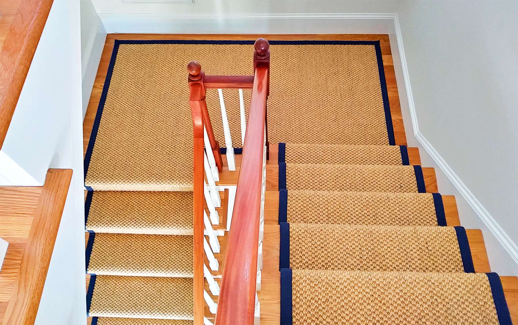 Custom stair carpet
