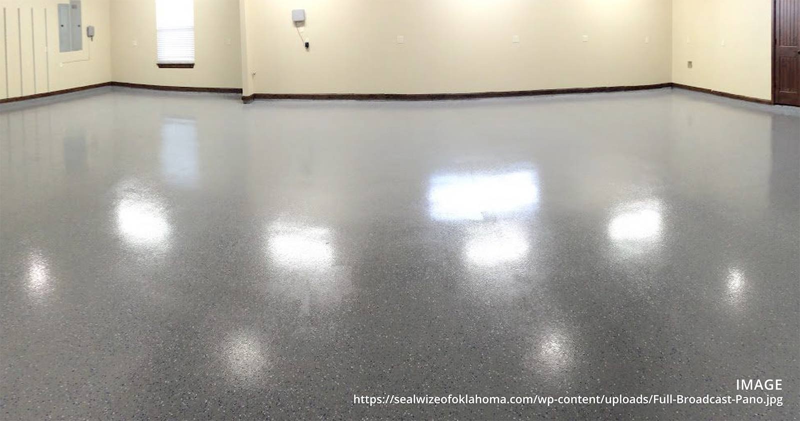 sheet vinyl and gray carpet