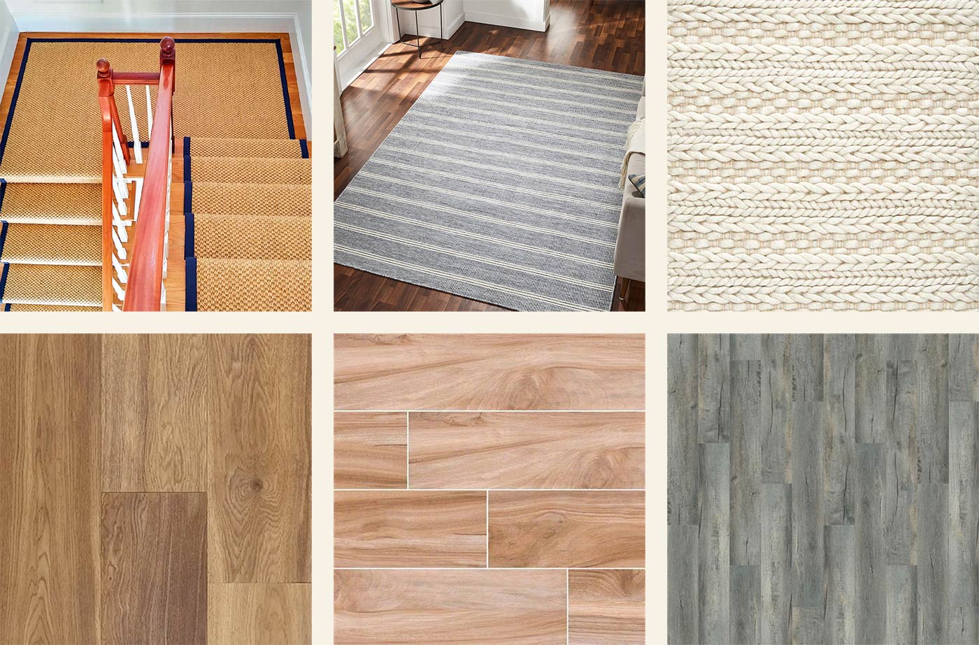 Flooring swatches