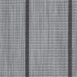gray and black striped cushioned vinyl woven pattern close up
