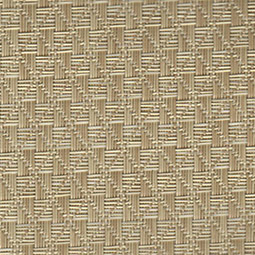gold cushioned vinyl woven pattern close up