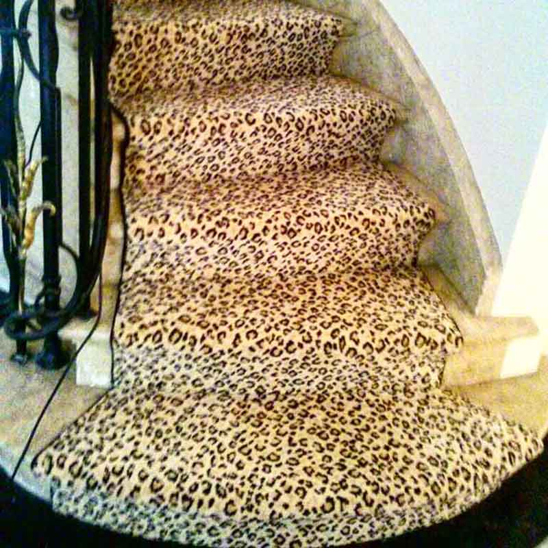 Leopard Stair Carpet